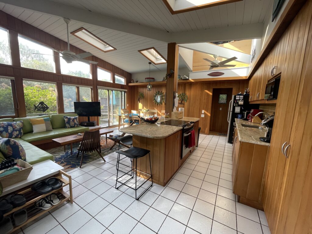 The Kitchen and Family Area.